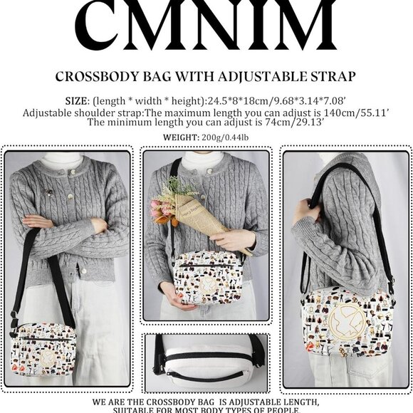 Movies TV Show Fan Crossbody Bag Waterproof Unisex Gift - Picture 5 of 8